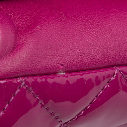 Chanel CC Quilted Patent Leather Crossbody Bag (SHG-g7XOp3)