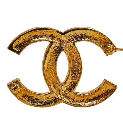 Chanel CC Rhinestone Brooch (SHG-0NyesH)