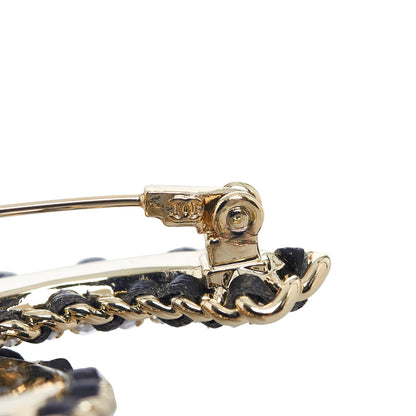 Chanel CC Rhinestone Brooch (SHG-c5GS4r)