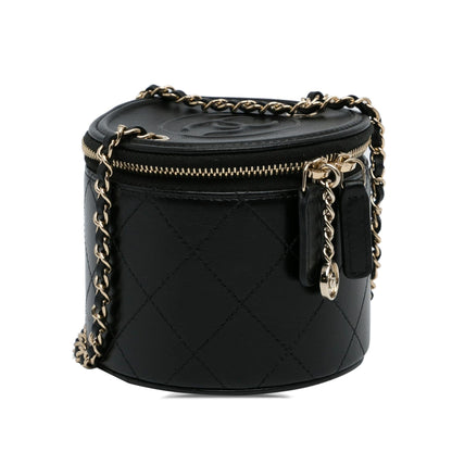 Chanel CC Round Vanity Bag (SHG-FoZwcQ)