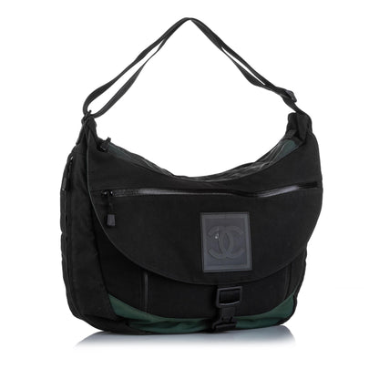 Chanel CC Sports Line Nylon Shoulder Bag (SHG-22770)