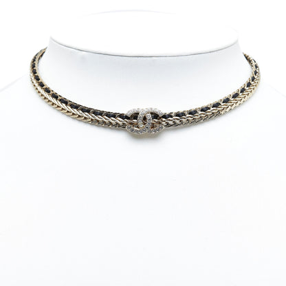 Chanel CC Strass Pendant Choker (SHG-oapFjp)