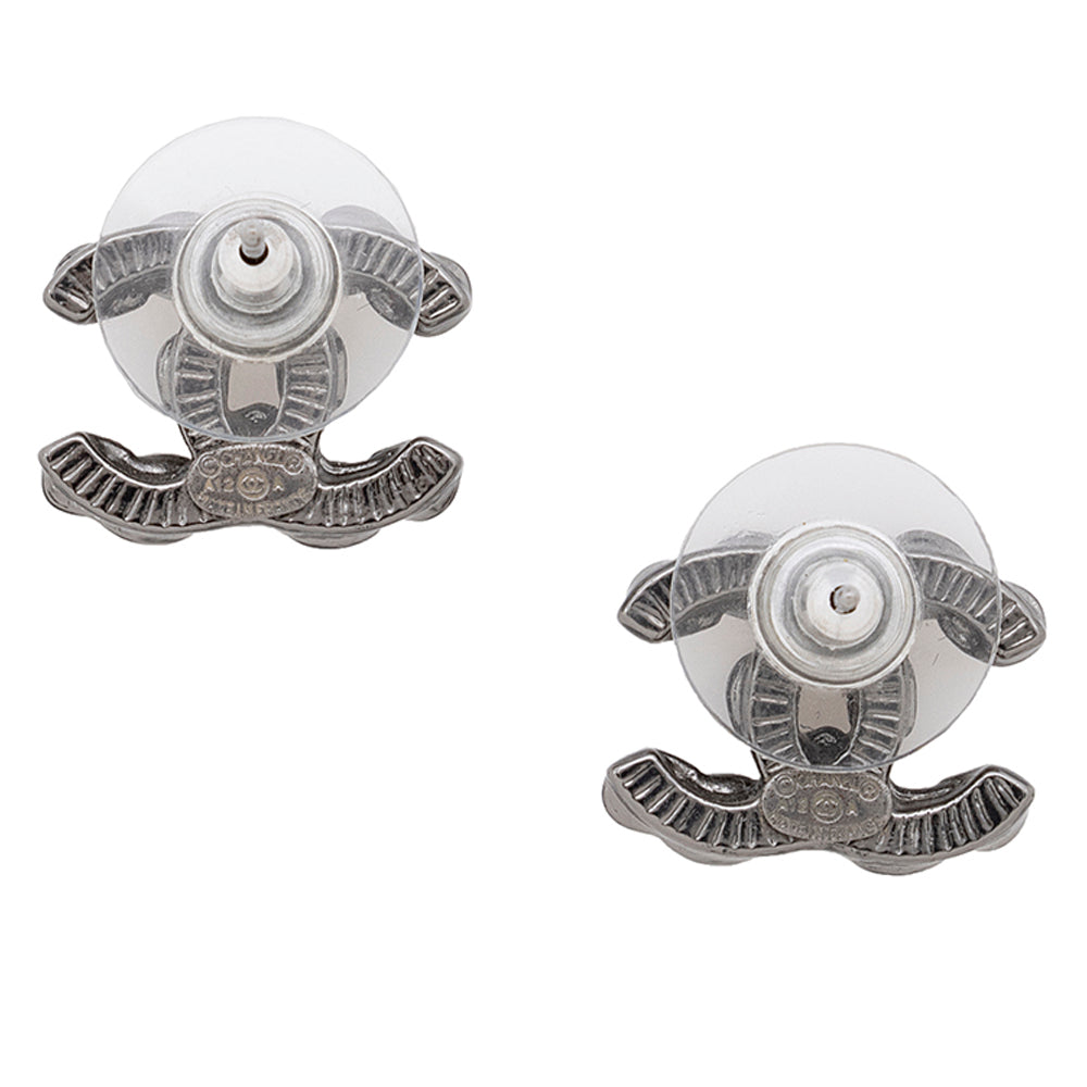 Chanel CC Stud Earrings (SHF-20236)
