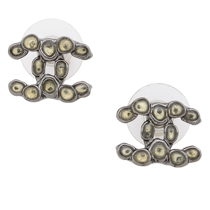 Chanel CC Stud Earrings (SHF-20236)