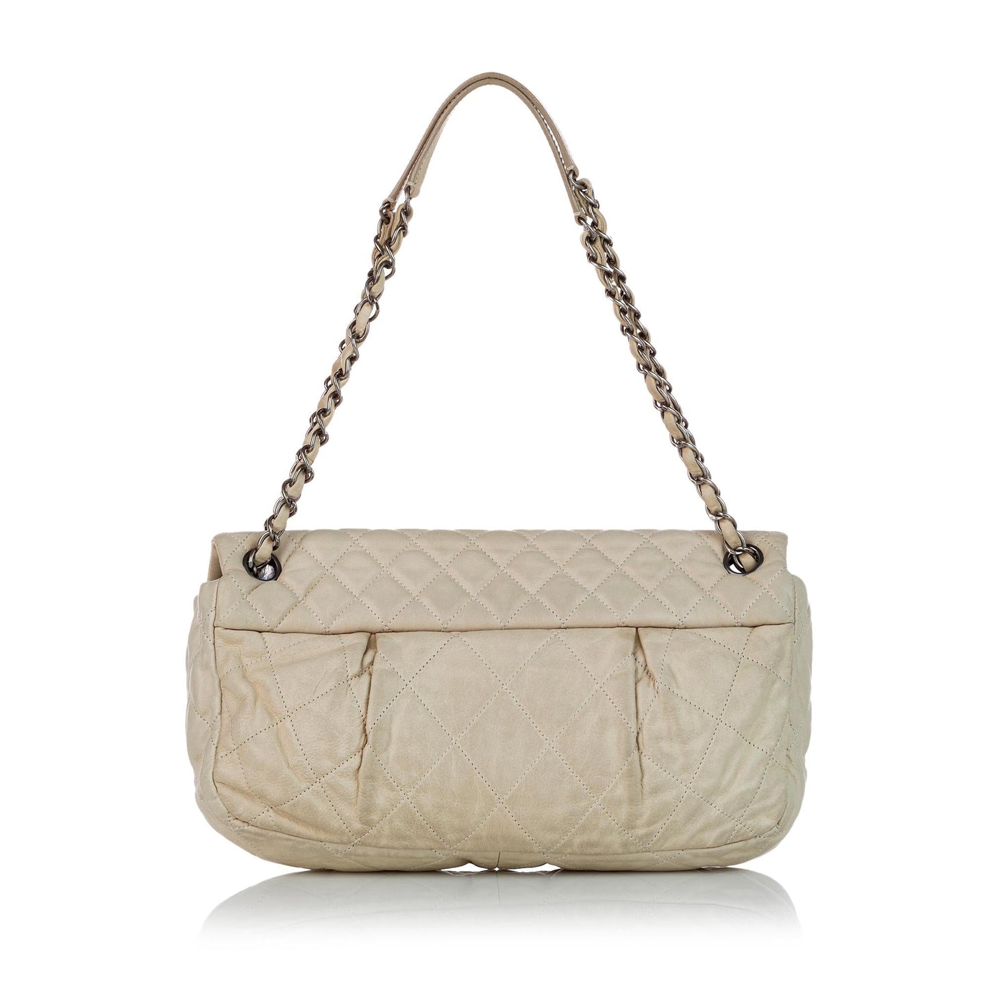 Chanel CC Timeless Lambskin Leather Single Flap Bag (SHG-27291)