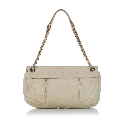 Chanel CC Timeless Lambskin Leather Single Flap Bag (SHG-27291)