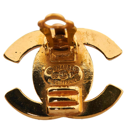 Chanel CC Turn Lock Clip-On Earrings (SHG-eoMxKV)