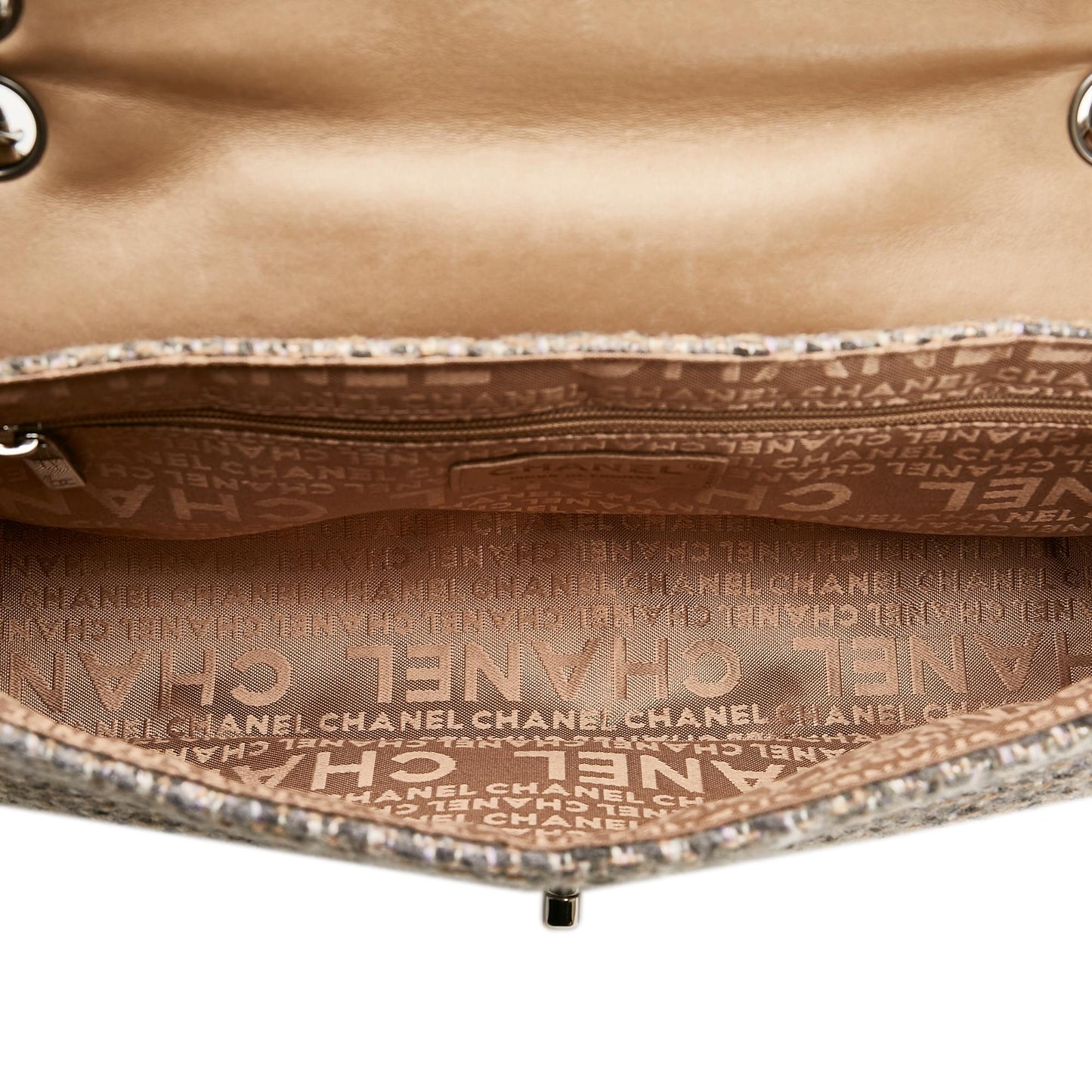 Chanel CC Tweed Single Flap Bag (SHG-5wHBEY)