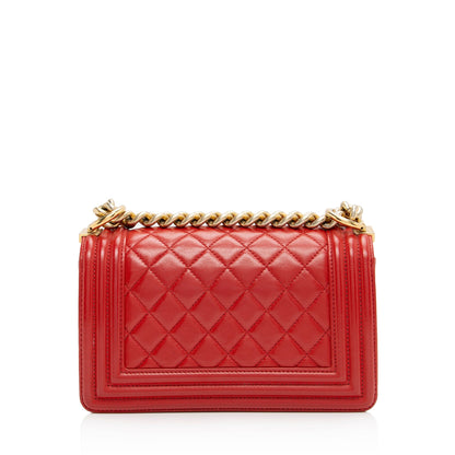 Chanel Calfskin Small Boy Bag (SHF-OJg065)