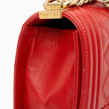 Chanel Calfskin Small Boy Bag (SHF-OJg065)