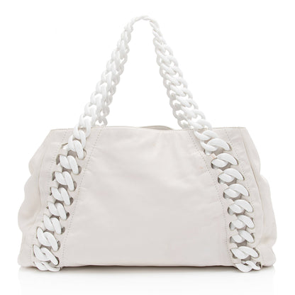 Chanel Calfskin Modern Chain CC Large Tote (SHF-ovDAqu)