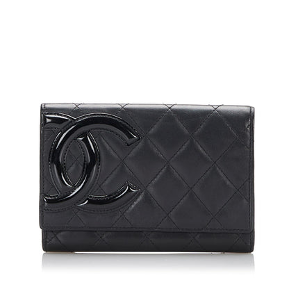 Chanel Cambon Ligne Flap Wallet (SHG-HwZSZR)