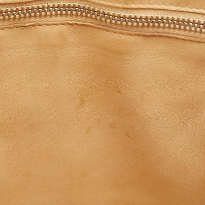 Chanel Camellia CC Choco Bar No. 5 Shoulder Bag (SHG-CGt5YO)