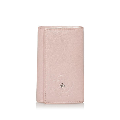Chanel Camellia Leather Key Holder (SHG-27997)