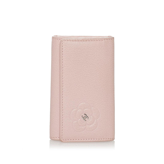 Chanel Camellia Leather Key Holder (SHG-27997)