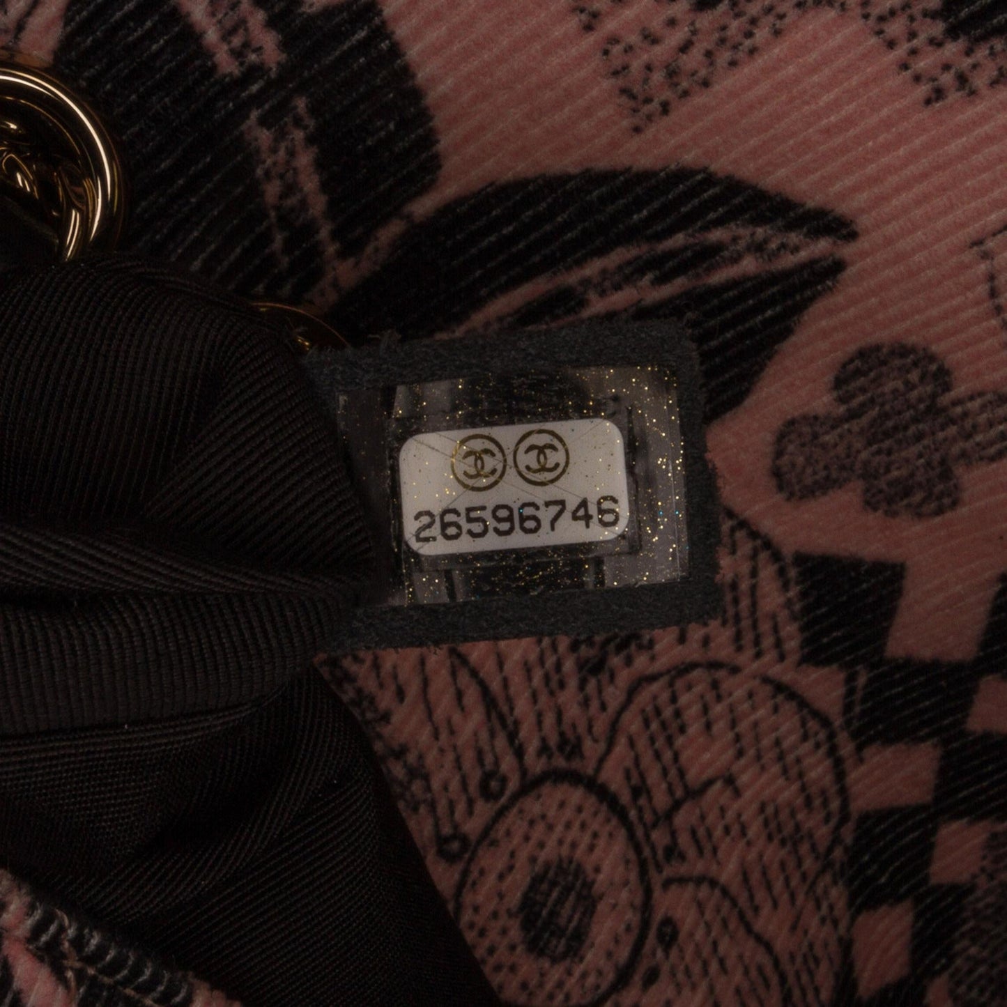 Chanel Camellia Scarf Ribbon Shoulder Bag (SHG-oP0g5S)