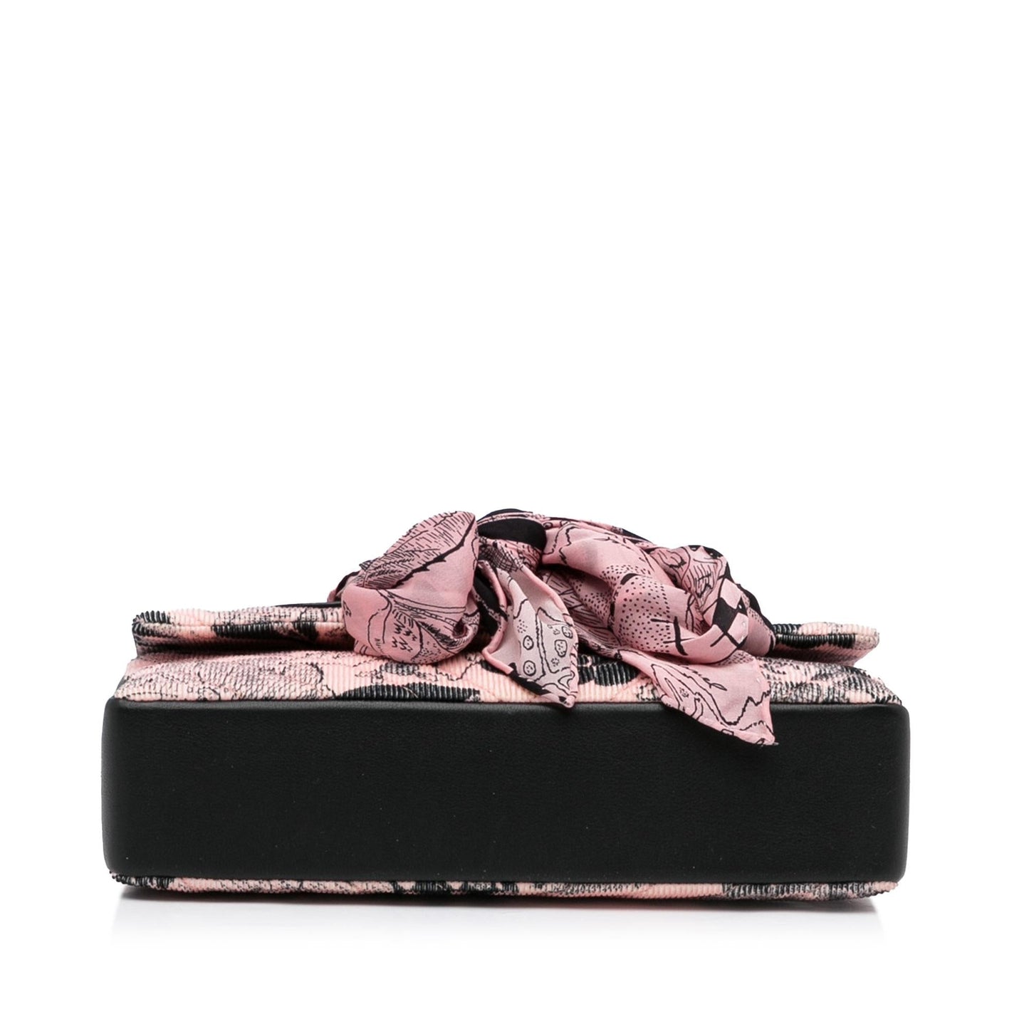 Chanel Camellia Scarf Ribbon Shoulder Bag (SHG-oP0g5S)