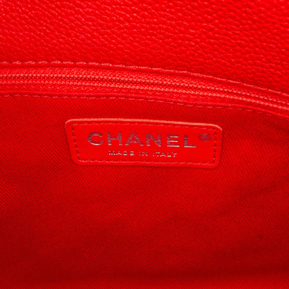 Chanel Caviar Double Compartment CC Chain Flap (SHG-BhsLJG)