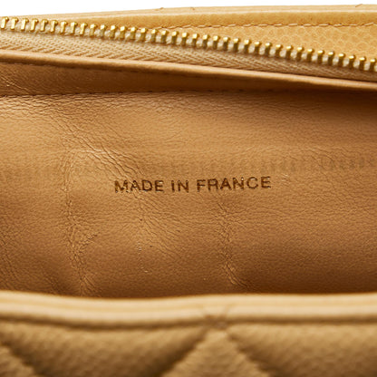 Chanel Caviar Front Pocket Shoulder Bag (SHG-pwata3)