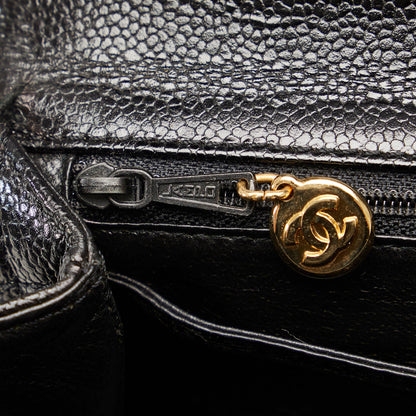 Chanel Caviar Kelly Top Handle (SHG-HtbV6X)