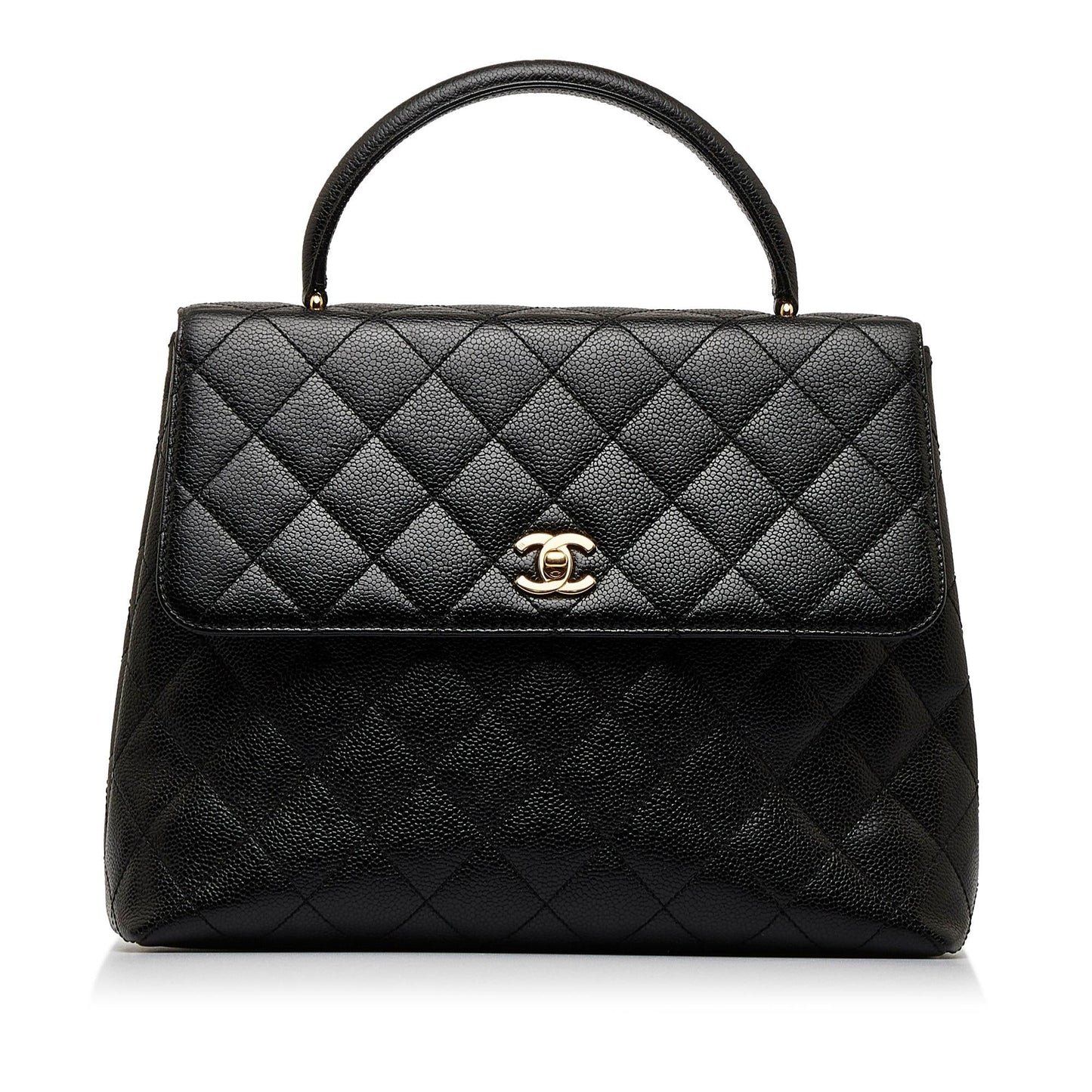 Chanel Caviar Kelly Top Handle (SHG-HtbV6X)