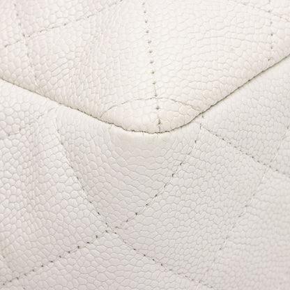 Chanel Caviar Leather Bijoux Chain Jumbo Single Flap Bag (SHF-JXTEcx)