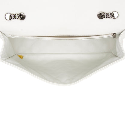 Chanel Caviar Leather Bijoux Chain Jumbo Single Flap Bag (SHF-JXTEcx)
