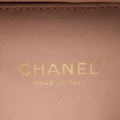Chanel Caviar Leather CC Filigree Small Vanity Case (SHF-cBEpCt)