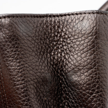Chanel Metallic Leather Cerf Classic Executive Small Tote (SHF-15194)