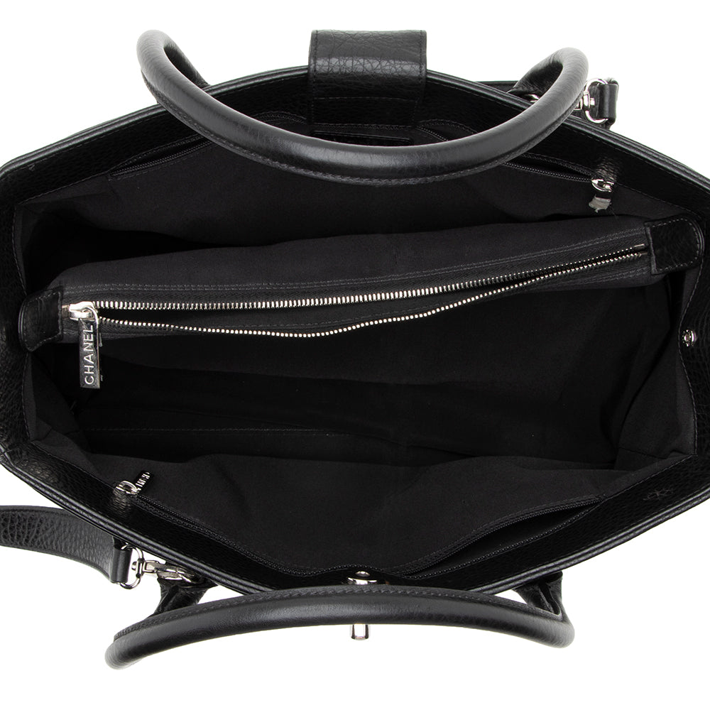 Chanel Caviar Leather Cerf Classic Executive Tote (SHF-21245)