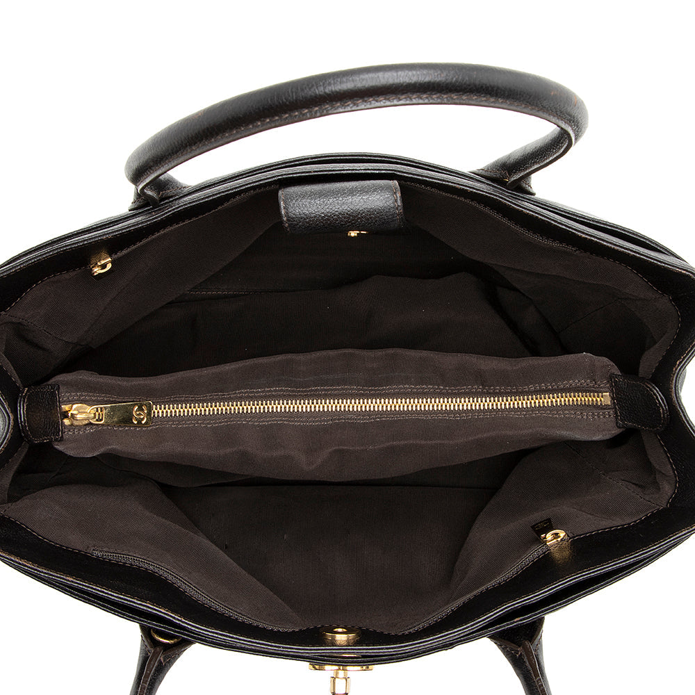Chanel Caviar Leather Cerf Classic Executive Tote (SHF-21329)