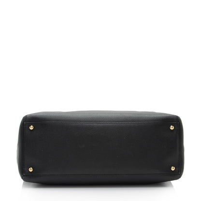 Chanel Caviar Leather Cerf Classic Executive Tote (SHF-vQMVxy)
