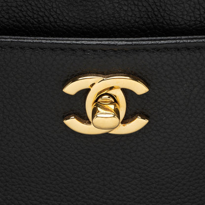 Chanel Caviar Leather Cerf Classic Executive Tote (SHF-vQMVxy)
