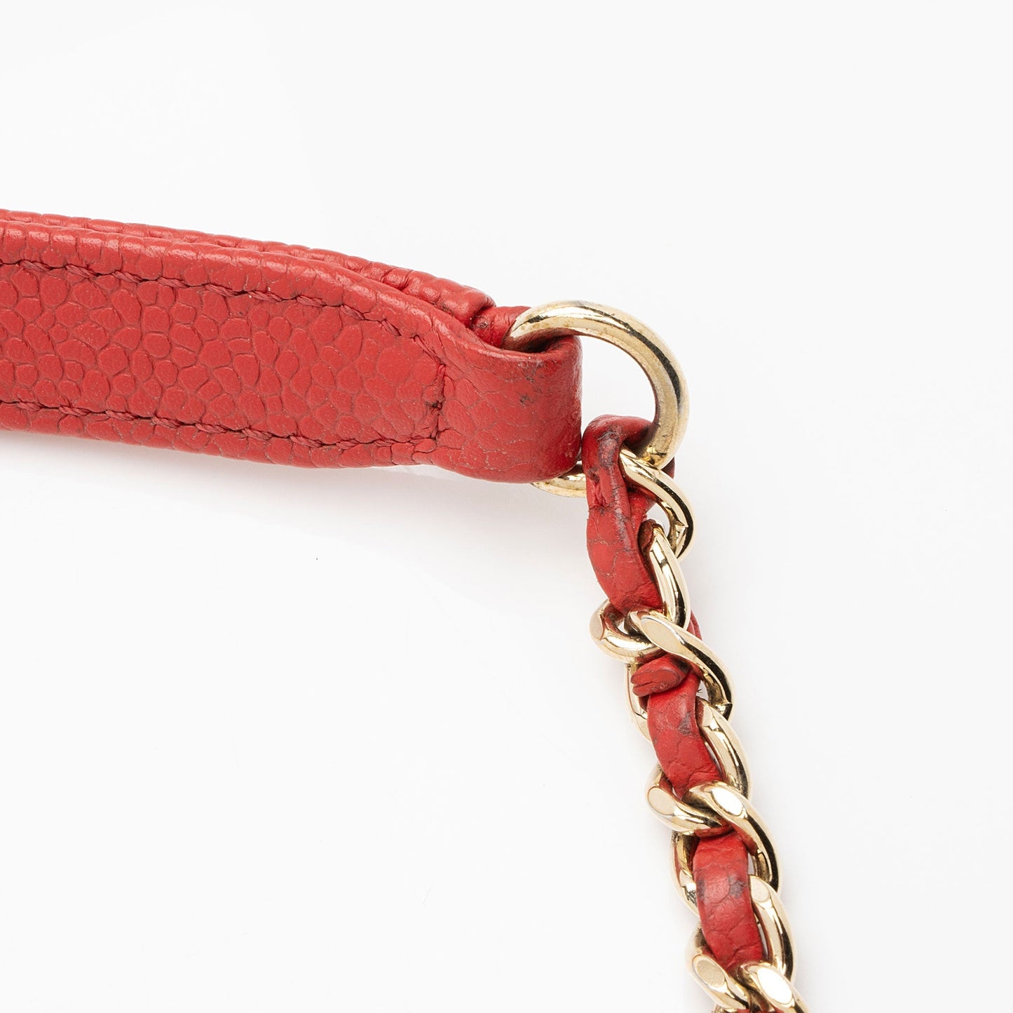 Chanel Caviar Leather Chain Flap Bag (SHF-jkLsG8)