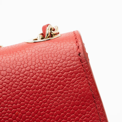 Chanel Caviar Leather Chain Flap Bag (SHF-jkLsG8)
