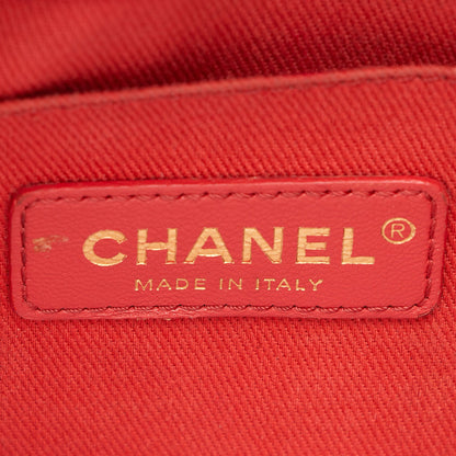 Chanel Caviar Leather Chain Flap Bag (SHF-jkLsG8)