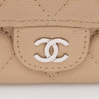 Chanel Caviar Leather Classic Card Holder (SHF-18684)