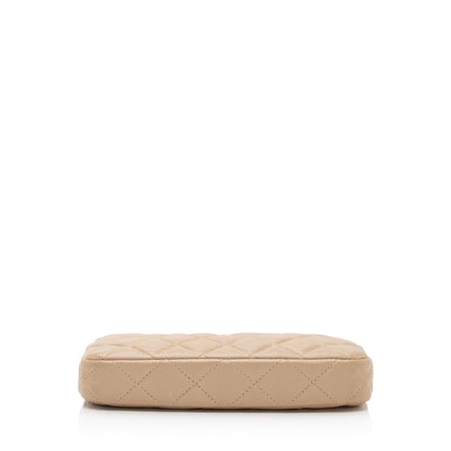 Chanel Caviar Leather Classic Clutch with Chain (SHF-e5R9s1)