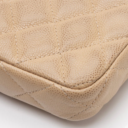 Chanel Caviar Leather Classic Clutch with Chain (SHF-e5R9s1)