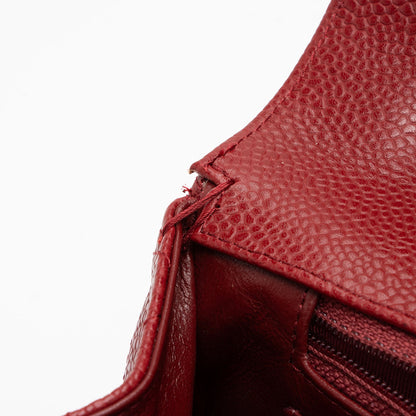 Chanel Caviar Leather Classic Jumbo Single Flap Bag (SHF-xdYaEs)