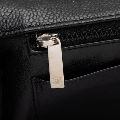 Chanel Caviar Leather Classic Jumbo Single Flap Bag (SHF-TAC3Im)
