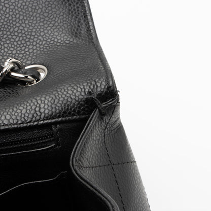 Chanel Caviar Leather Classic Jumbo Single Flap Bag (SHF-TAC3Im)