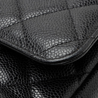 Chanel Caviar Leather Classic Maxi Double Flap Bag (SHF-21769)