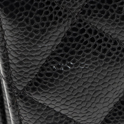 Chanel Caviar Leather Classic Maxi Double Flap Bag (SHF-21769)