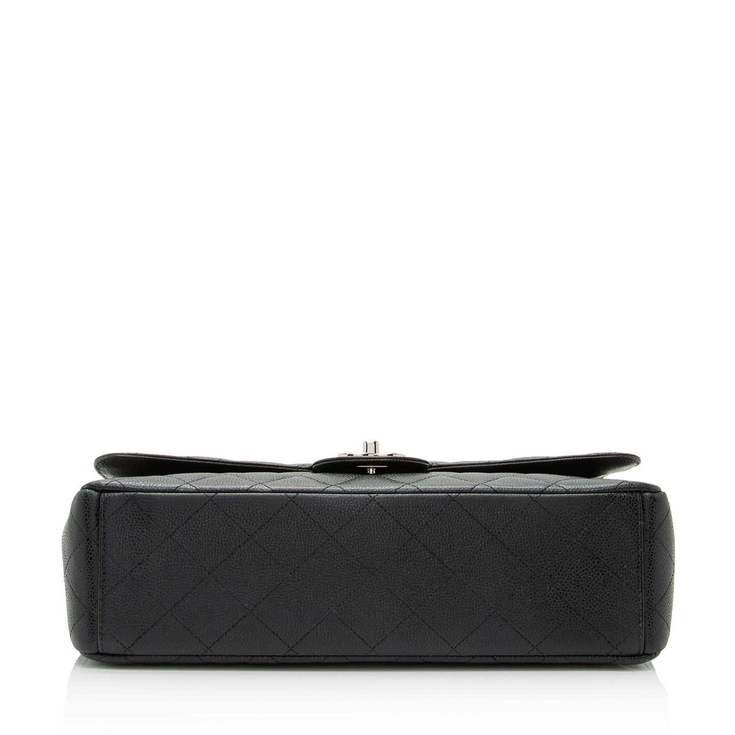 Chanel Caviar Leather Classic Maxi Double Flap Bag (SHF-lwkRiB)