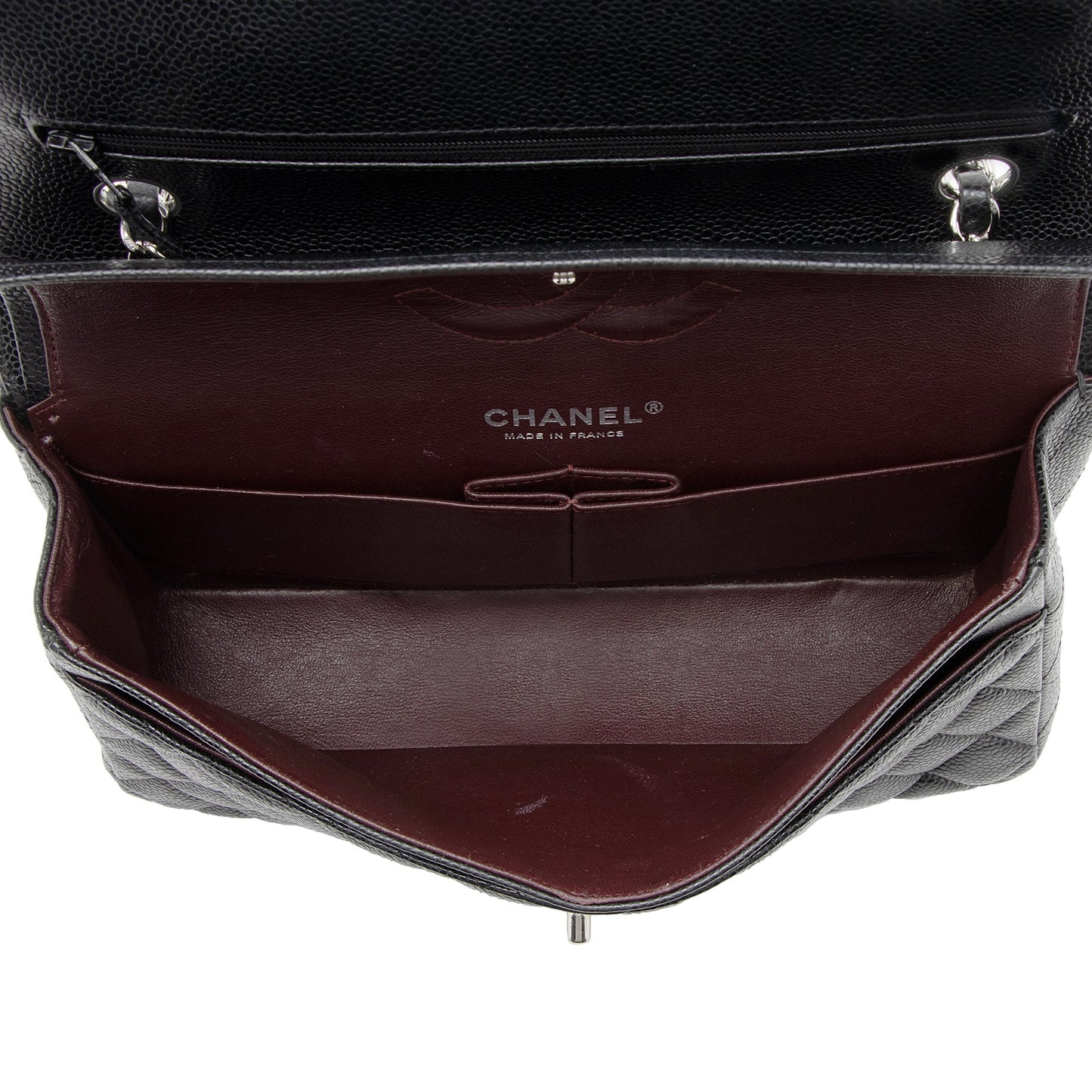 Chanel Caviar Leather Classic Medium Double Flap Bag - FINAL SALE (SHF-22835)