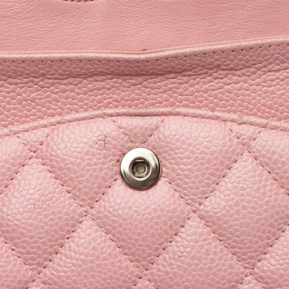 Chanel Caviar Leather Classic Medium Double Flap Bag (SHF-23513)