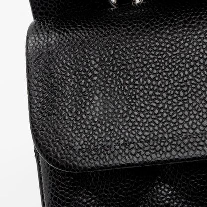 Chanel Caviar Leather Classic Medium Double Flap Bag (SHF-9ANmGR)