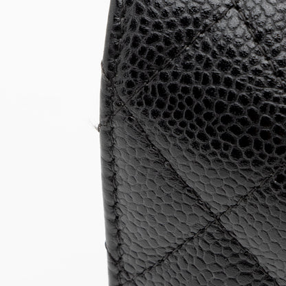 Chanel Caviar Leather Classic Medium Double Flap Bag (SHF-9ANmGR)