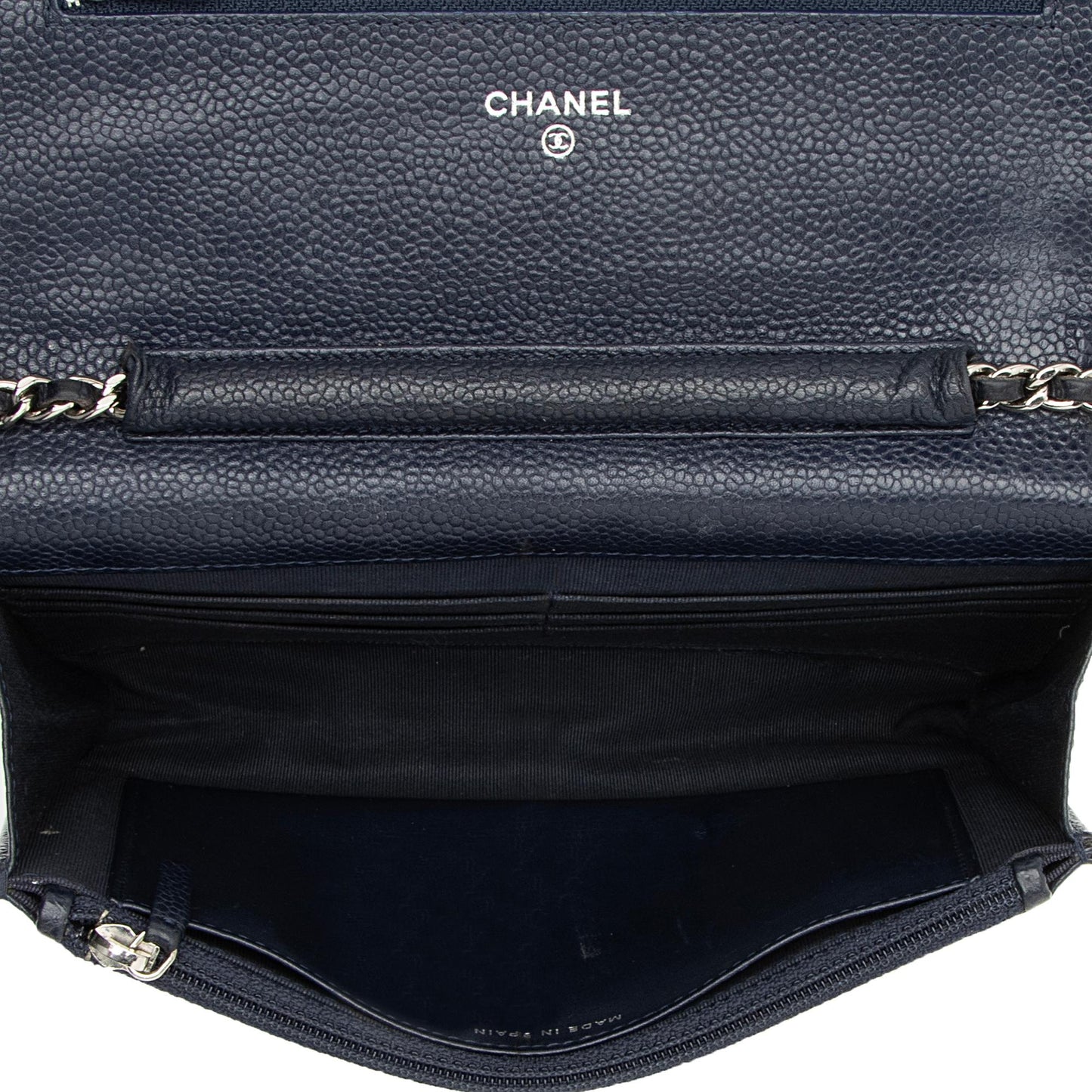 Chanel Caviar Leather Classic Wallet on Chain Bag (SHF-23078)